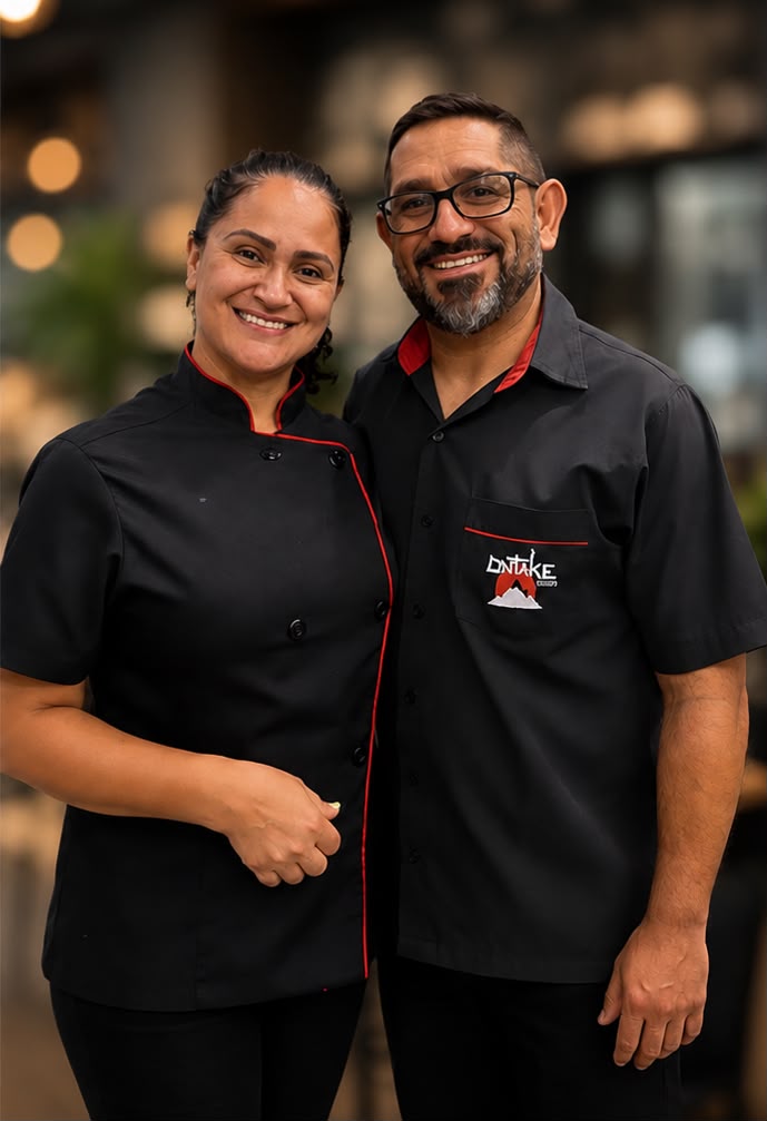 Cléo & Zezinho, fundadores do Ontake Sushi