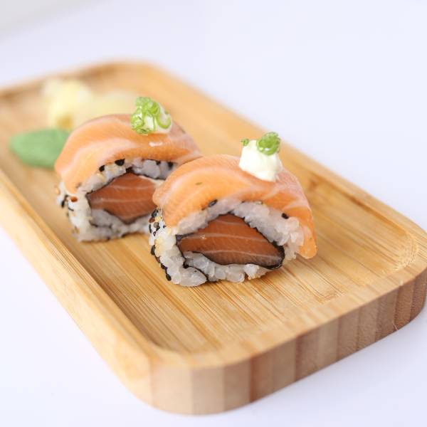 Uramaki Filadélfia Salmão Duplo