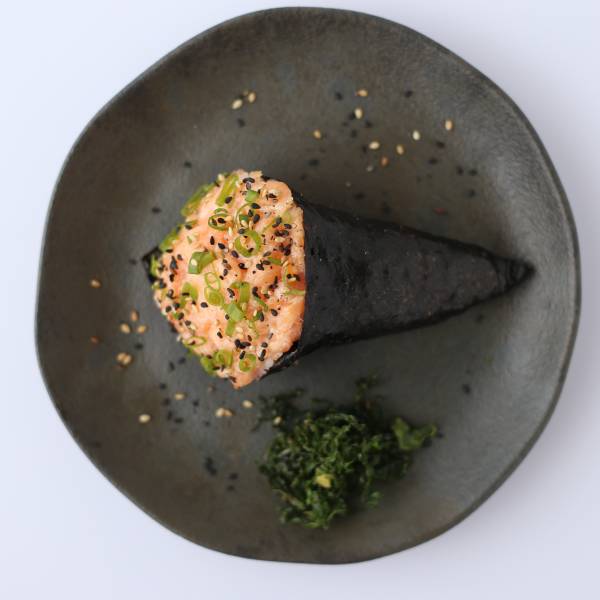 Temaki Salmão sem Arroz