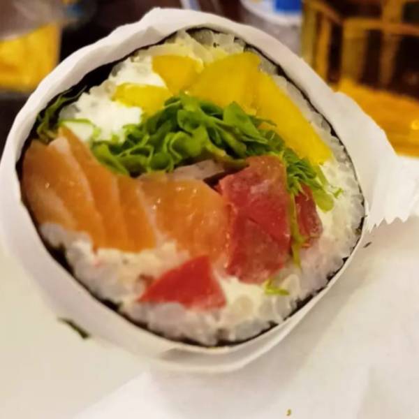 Sushirrito de Salmão